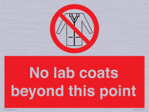 No lab coats beyond this point